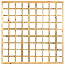 Trellis 180x180cm recht geimp met lijst